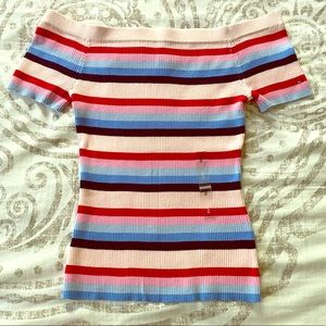 Closet Closing Sunday!! Taking Offers! 
TOMMY HILFIGER Stripped Top Size S
